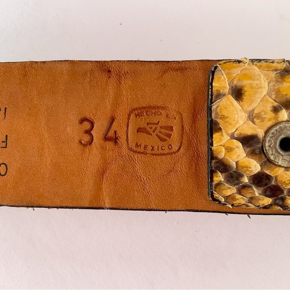 Authentic Python Belt Made in Mexico - Picture 10 of 14
